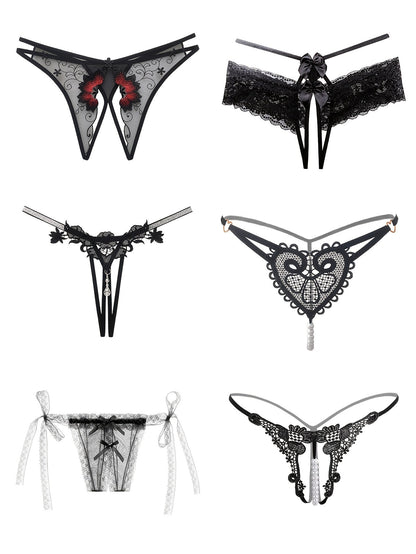 Women's 18-Pack Thongs - Embroidered Everyday Comfort detail view