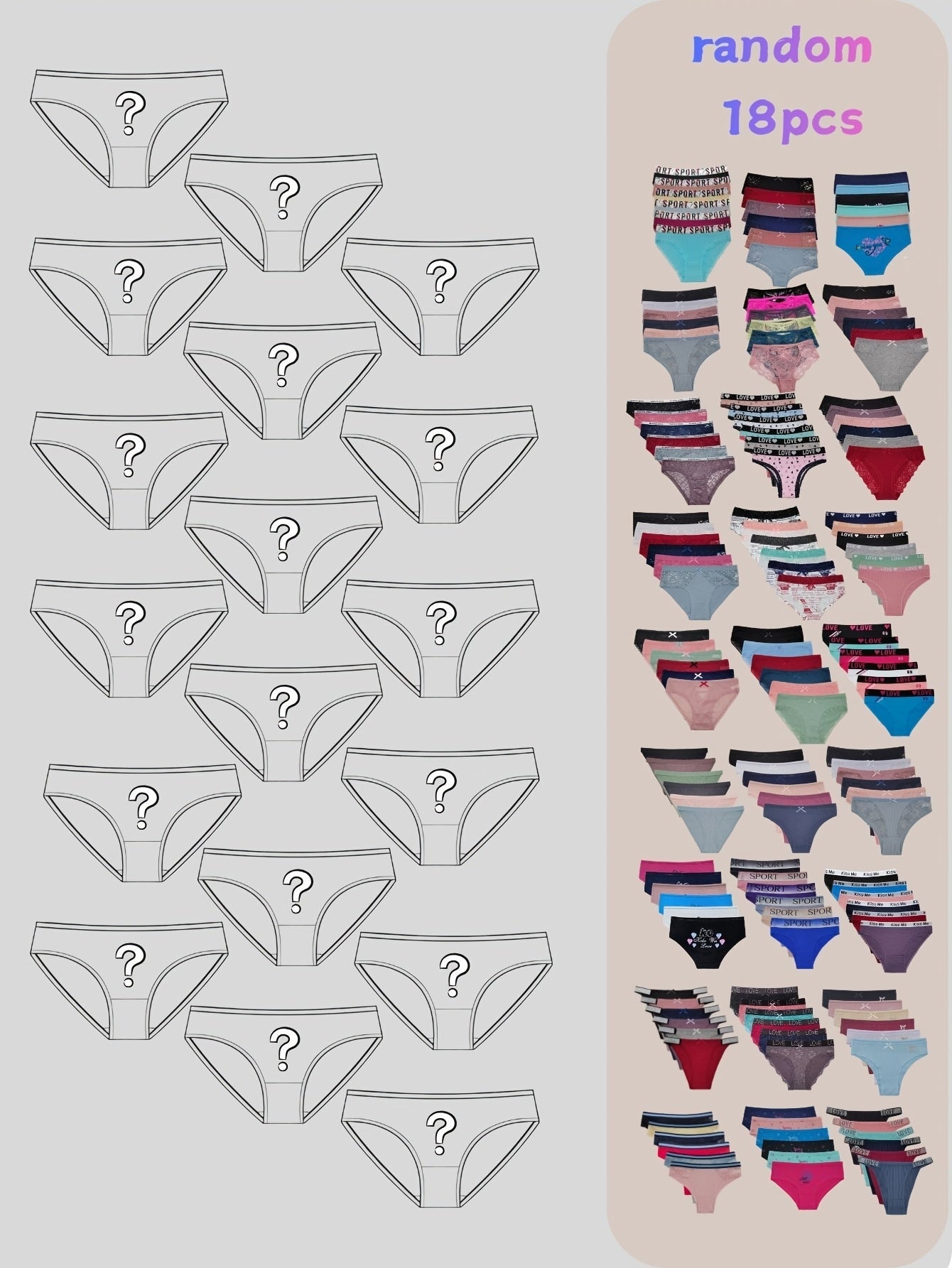 Women's 18-Pack Thongs - Lace Everyday Comfort – view 5