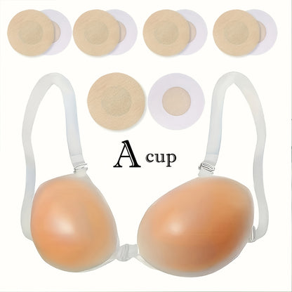 Women’s 2-Pack Seamless Adhesive Bra - Lace Detail Comfort – view 5