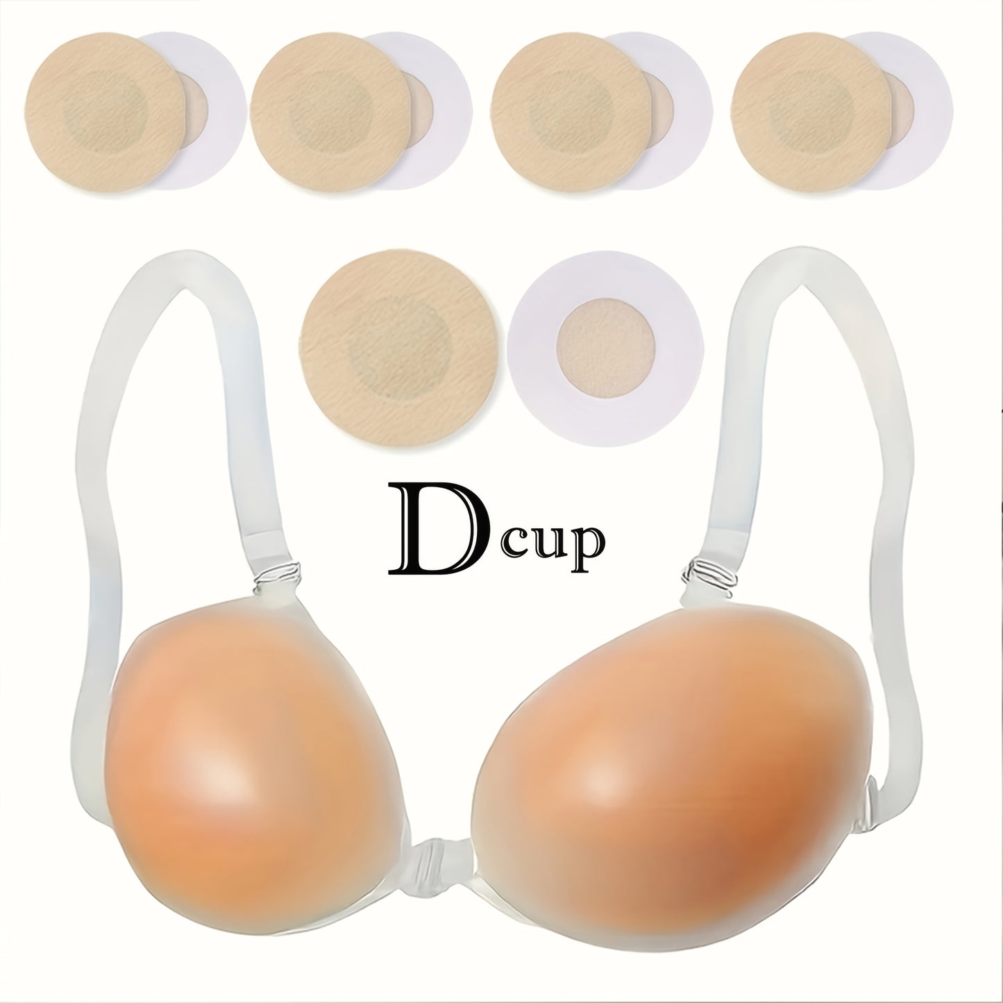 Women’s 2-Pack Seamless Adhesive Bra - Lace Detail Comfort – view 14