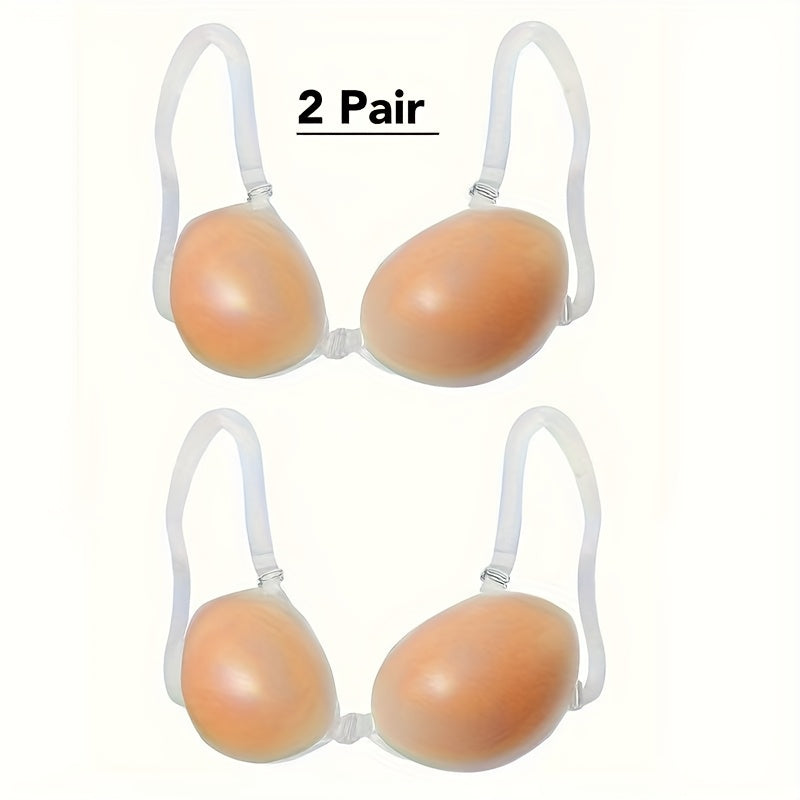 Women’s 2-Pack Seamless Adhesive Bra - Smooth No-Show Fit – 12-Variant Selection – view 11