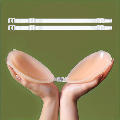 Women’s 2-Pack Seamless Adhesive Bra - Smooth No-Show Fit – 5-Variant Selection – main product image