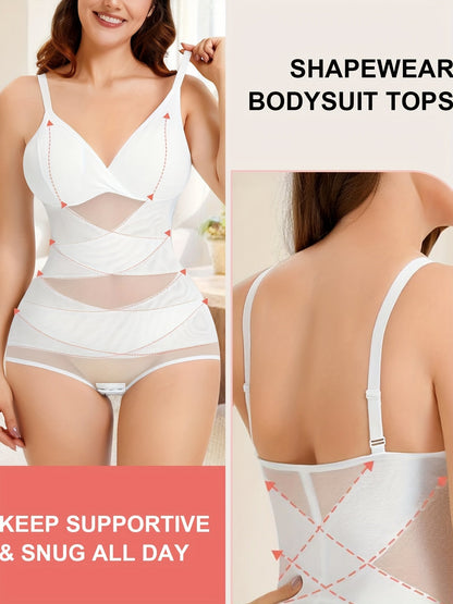 Women’s 2-Pack Shapewear Bodysuit - Tummy Control Support – Black – view 6
