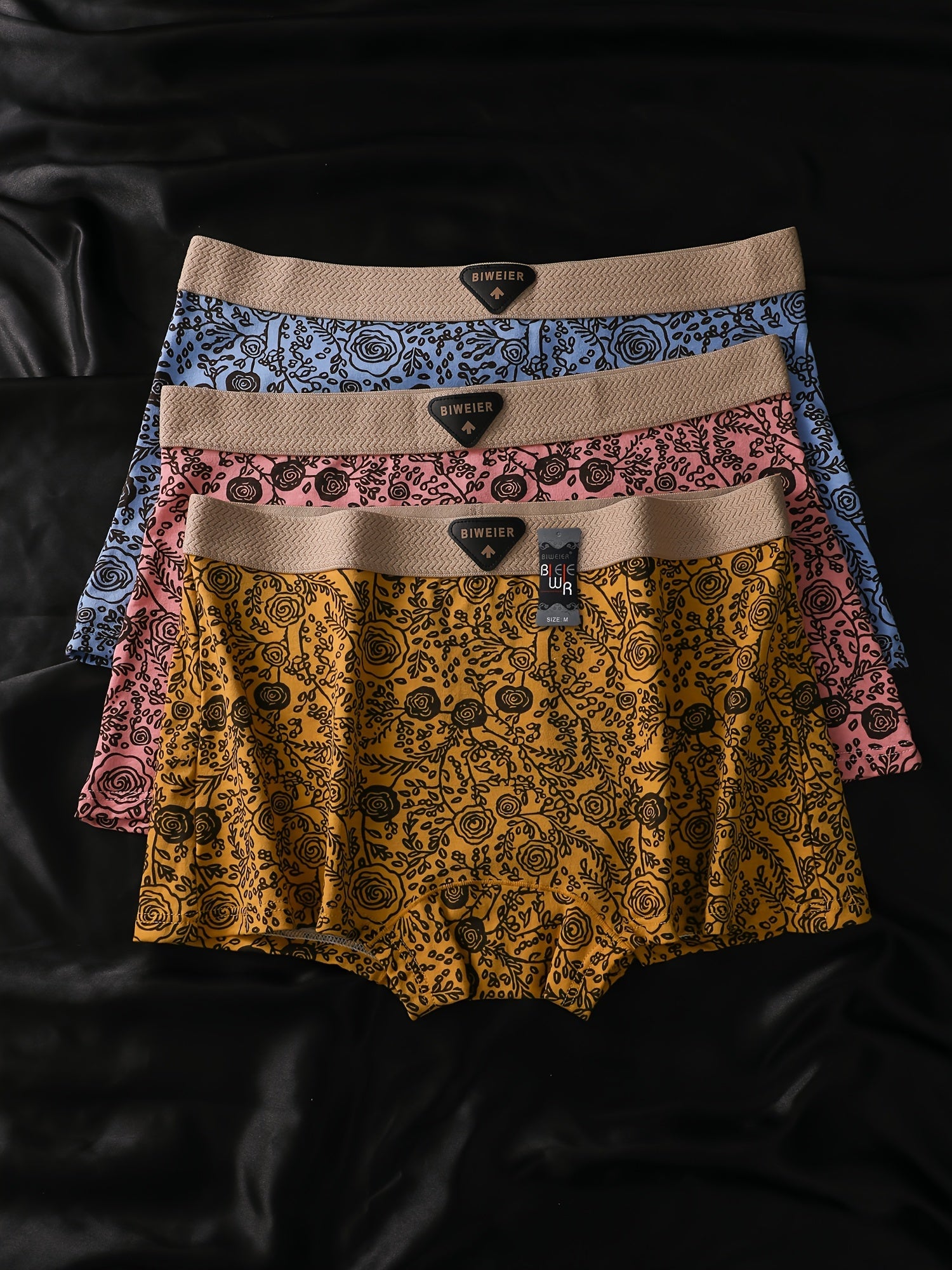 Women's 3-Pack Briefs - Floral Everyday Comfort – view 4