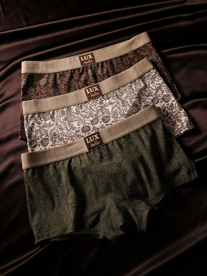 Women's 3-Pack Briefs - Floral Everyday Comfort – view 9