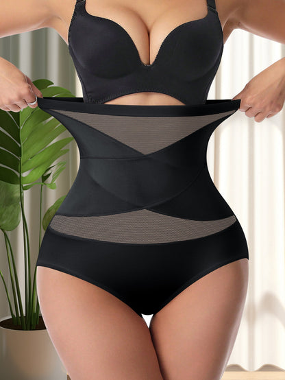 Women’s 3-Pack High-Waist Shapewear Briefs - Tummy Control Support – Black – view 4