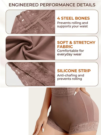 Women’s 3-Pack High-Waist Shapewear Briefs - Tummy Control Support – Sizes M–XXL – view 16