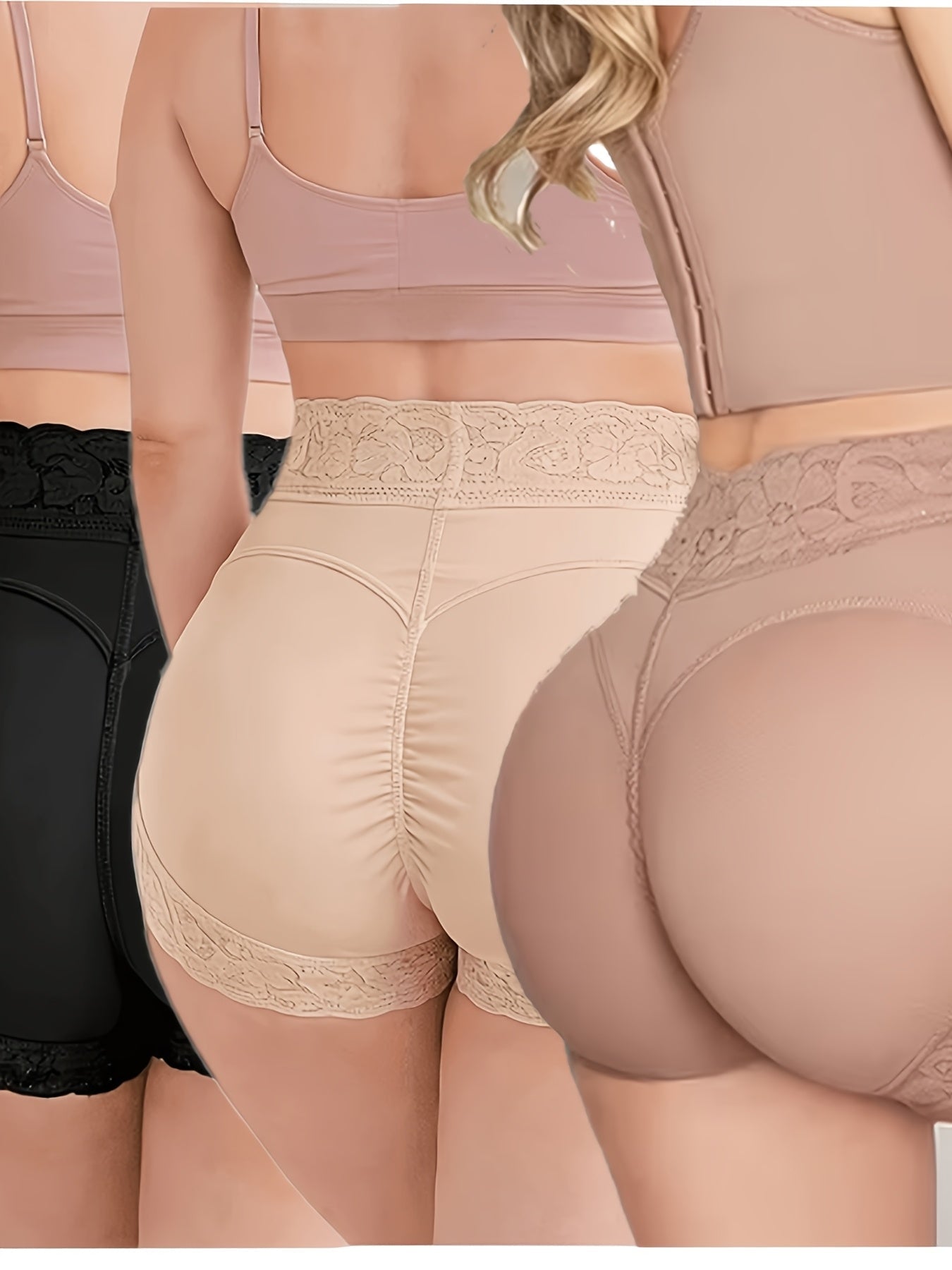 Women’s 3-Pack High-Waist Shapewear Briefs - Tummy Control Support – Sizes M–XXL – view 19