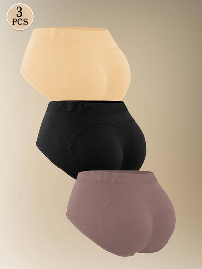 Women’s 3-Pack High-Waist Shapewear Briefs - Tummy Control Support – Sizes S–XL – view 15