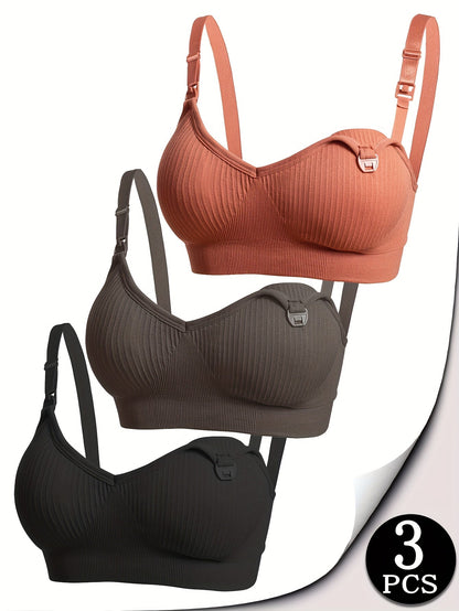 Women’s 3-Pack Nursing Bra - Breathable Daily Comfort – view 2