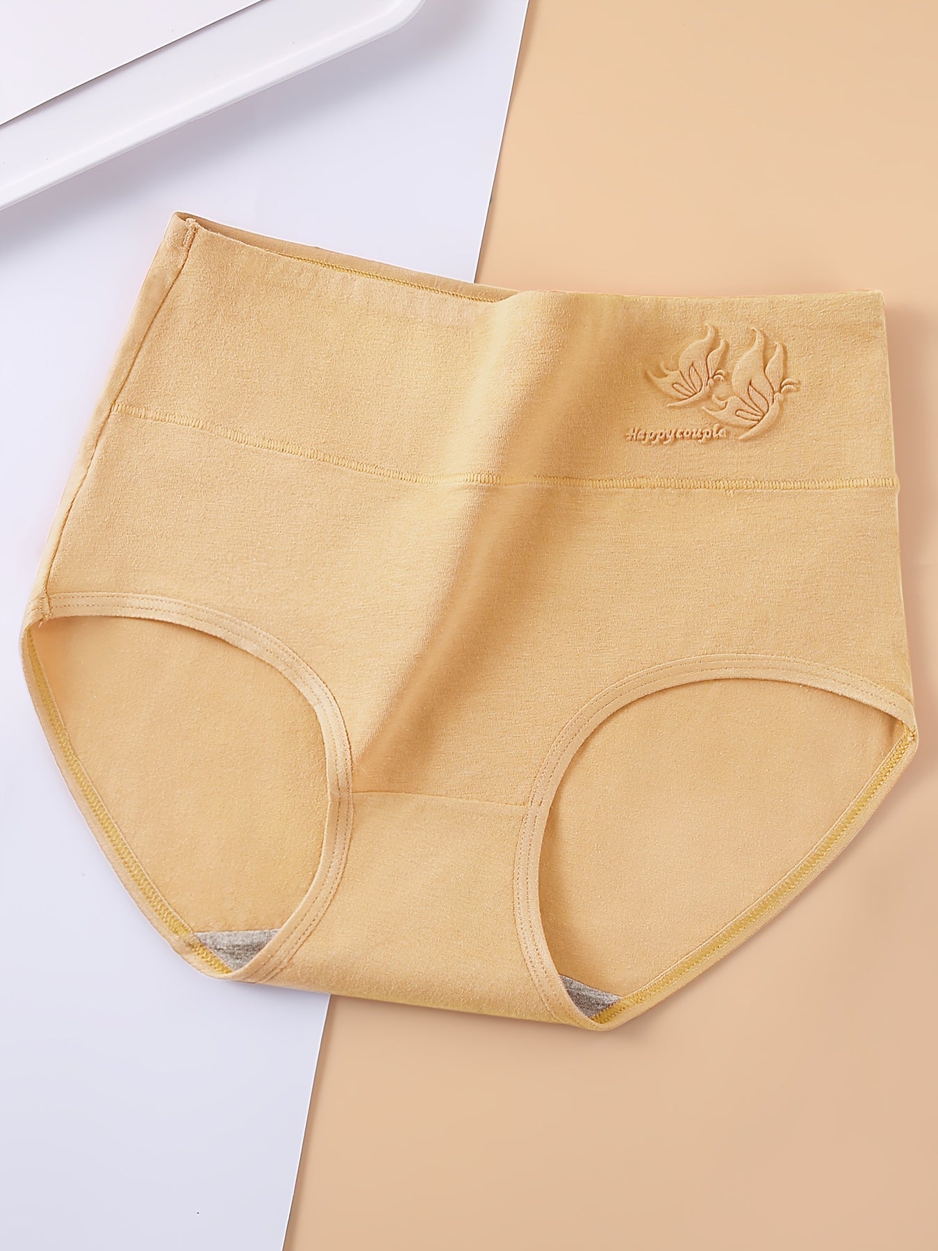 Women's 4-Pack High-Waist Briefs - Butterfly Print Everyday Comfort – view 4