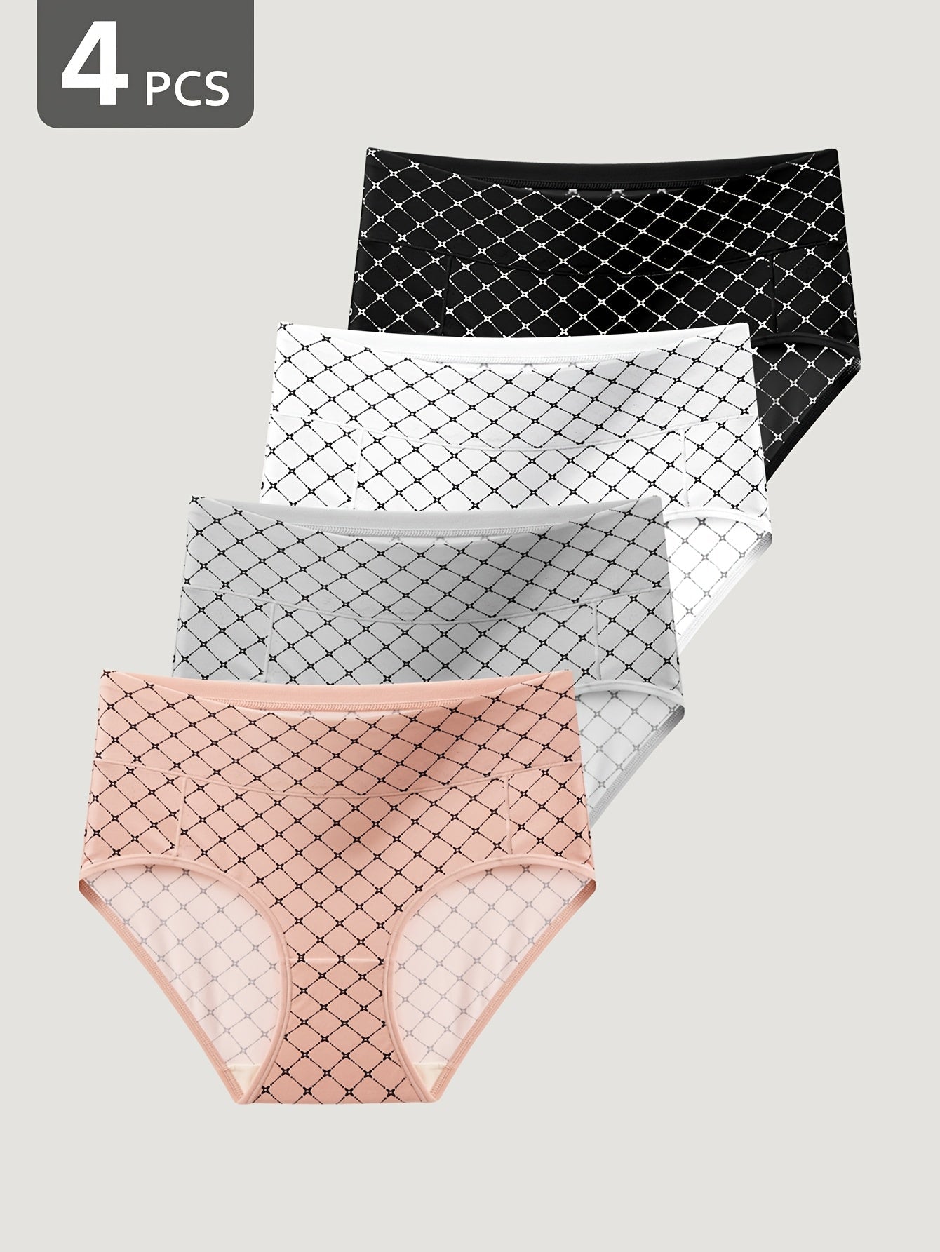 Women's 4-Pack High-Waist Briefs - Soft Everyday Comfort – view 4