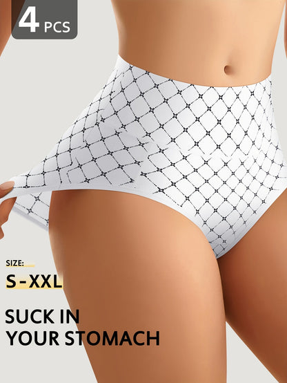 Women's 4-Pack High-Waist Briefs - Soft Everyday Comfort – view 7