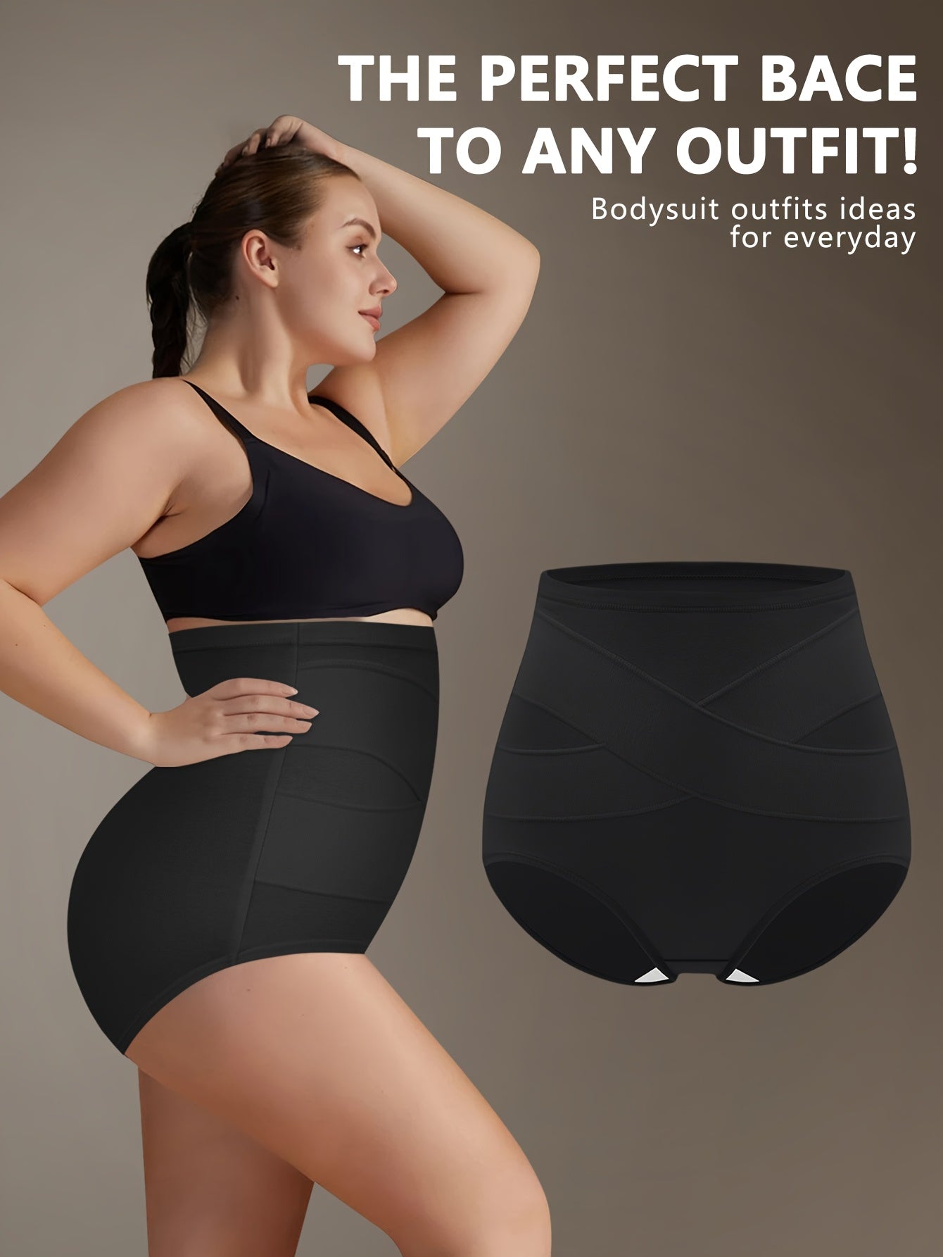 Women's 4-Pack High-Waist Briefs - Soft Plus Size Daily Comfort detail view