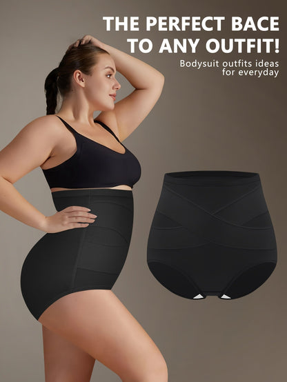 Women's 4-Pack High-Waist Briefs - Soft Plus Size Daily Comfort detail view