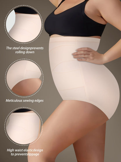 Women's 4-Pack High-Waist Briefs - Soft Plus Size Daily Comfort detail view