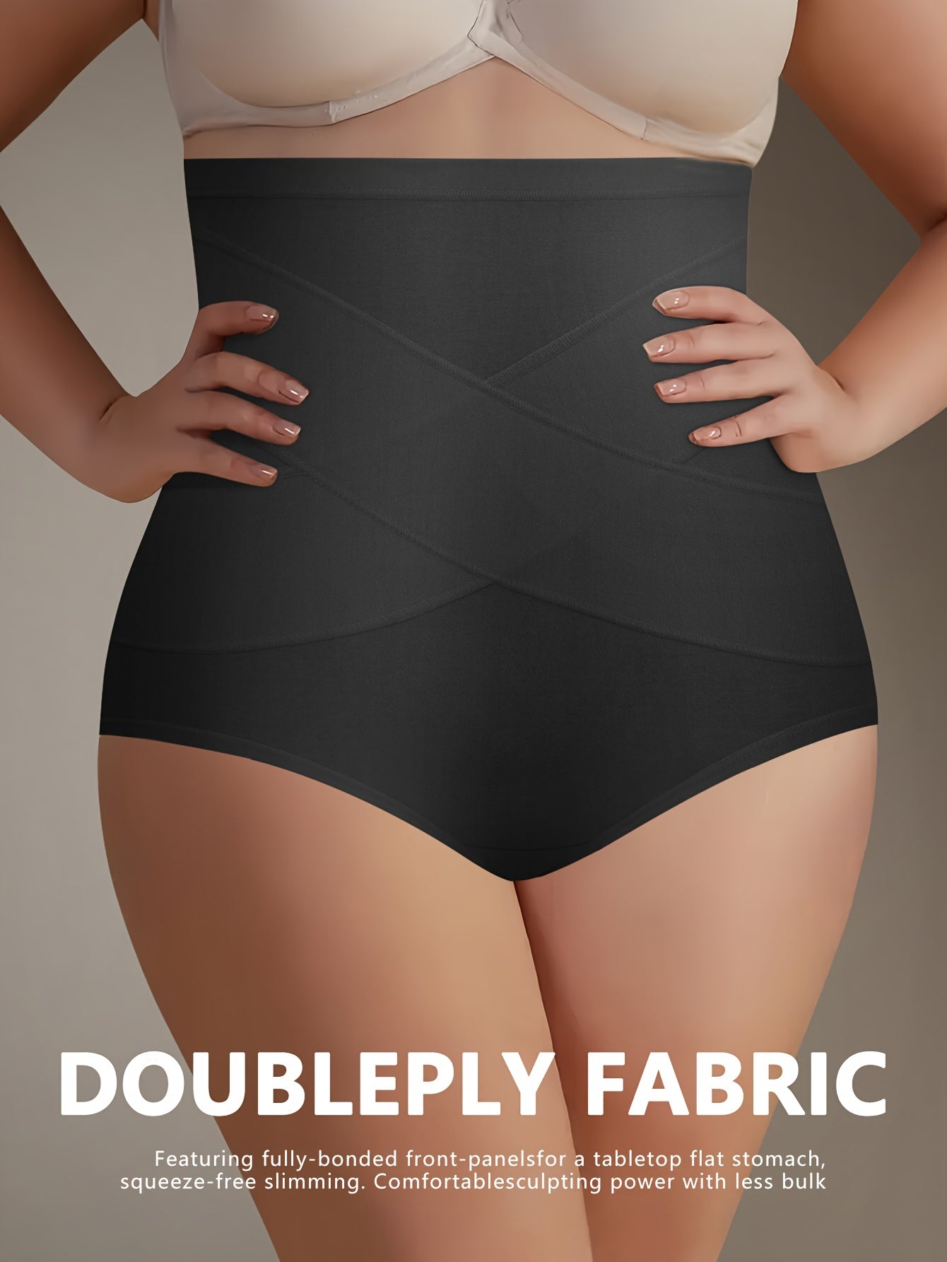 Women's 4-Pack High-Waist Briefs - Soft Plus Size Daily Comfort detail view