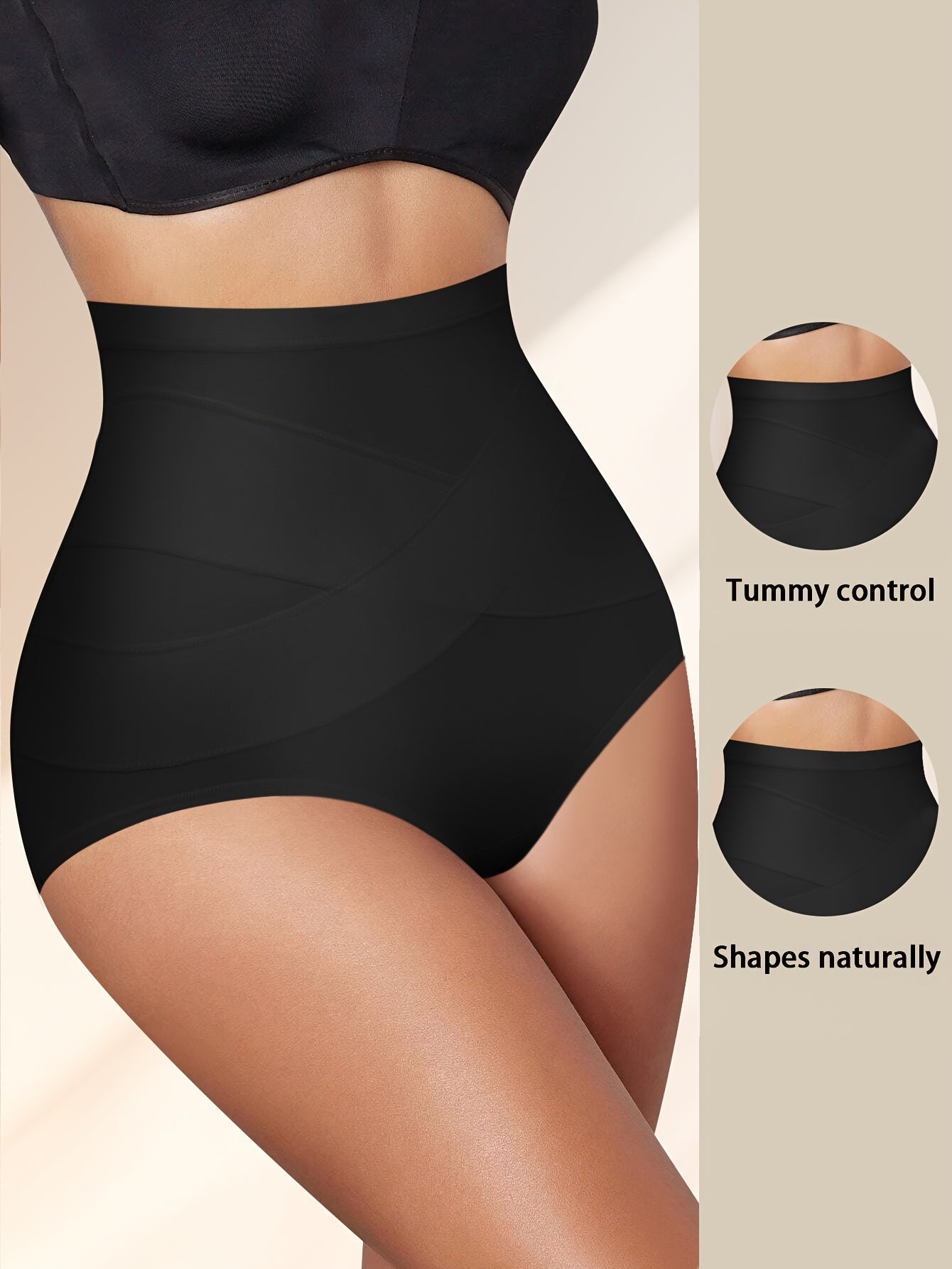 Women's 4-Pack High-Waist Briefs - Soft Plus Size Daily Comfort Mixed Color – view 7