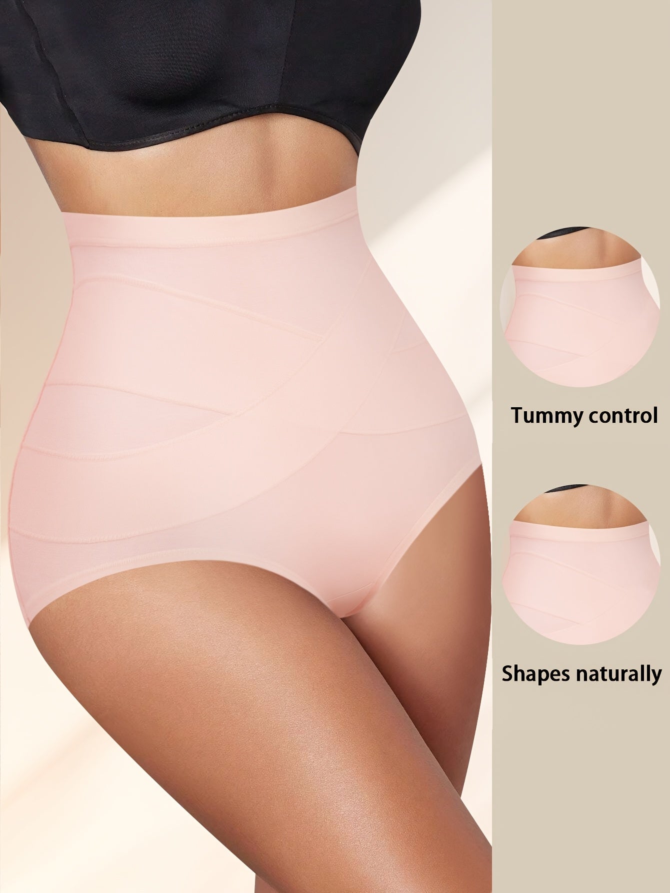 Women's 4-Pack High-Waist Briefs - Soft Plus Size Daily Comfort Mixed Color – view 8