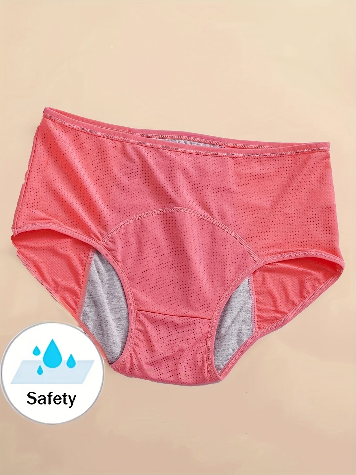 Women’s 4-Pack High-Waist Period Briefs - Leak-Resistant Coverage – 3-Variant Selection – view 5