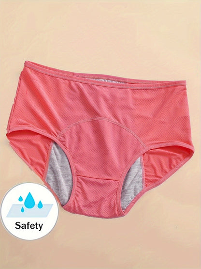 Women's 4-Pack High-Waist Period Briefs - Soft Everyday Comfort – view 8