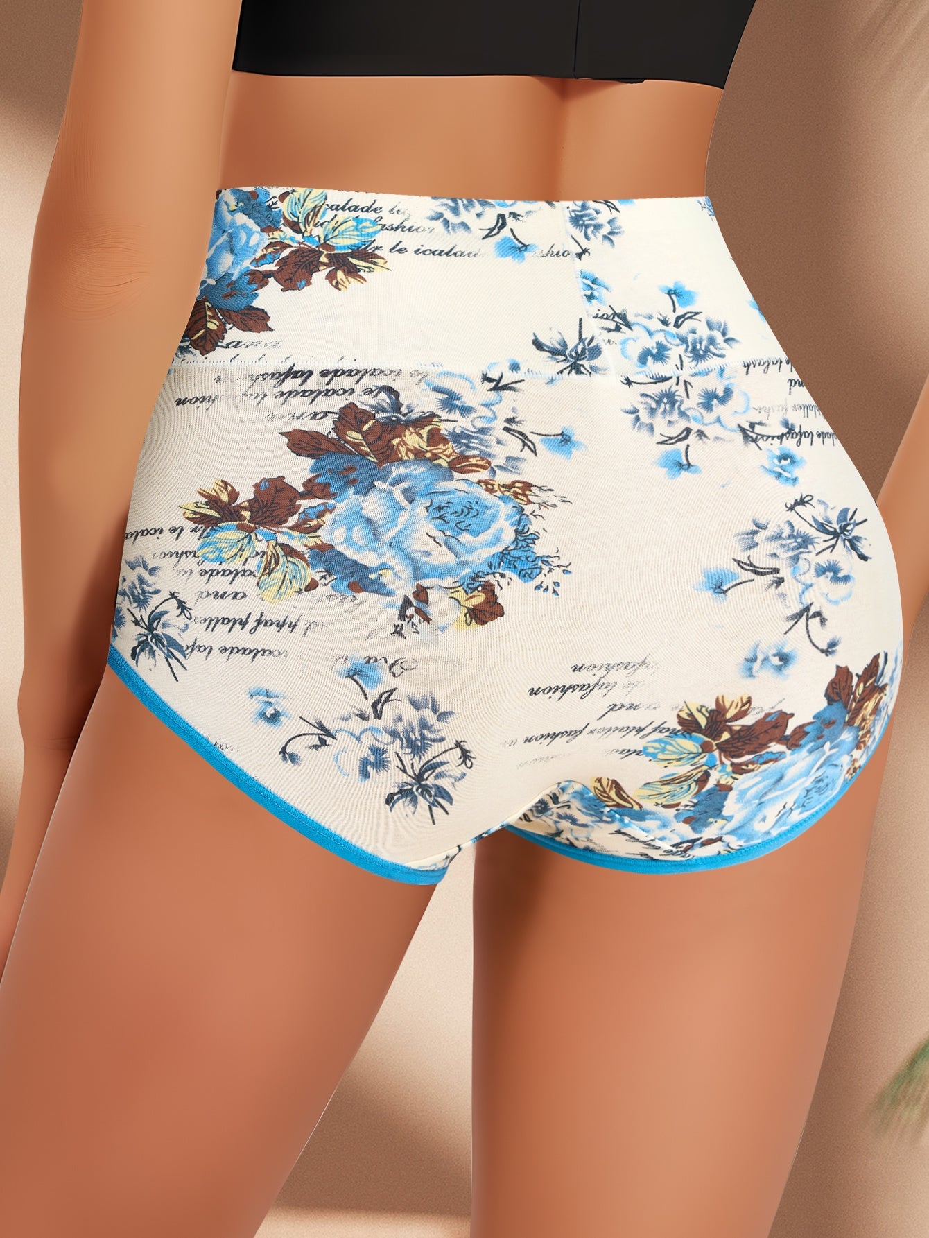 Women’s 4-Pack High-Waist Shapewear Briefs - Tummy Control Support – Colorway 94341 – view 8