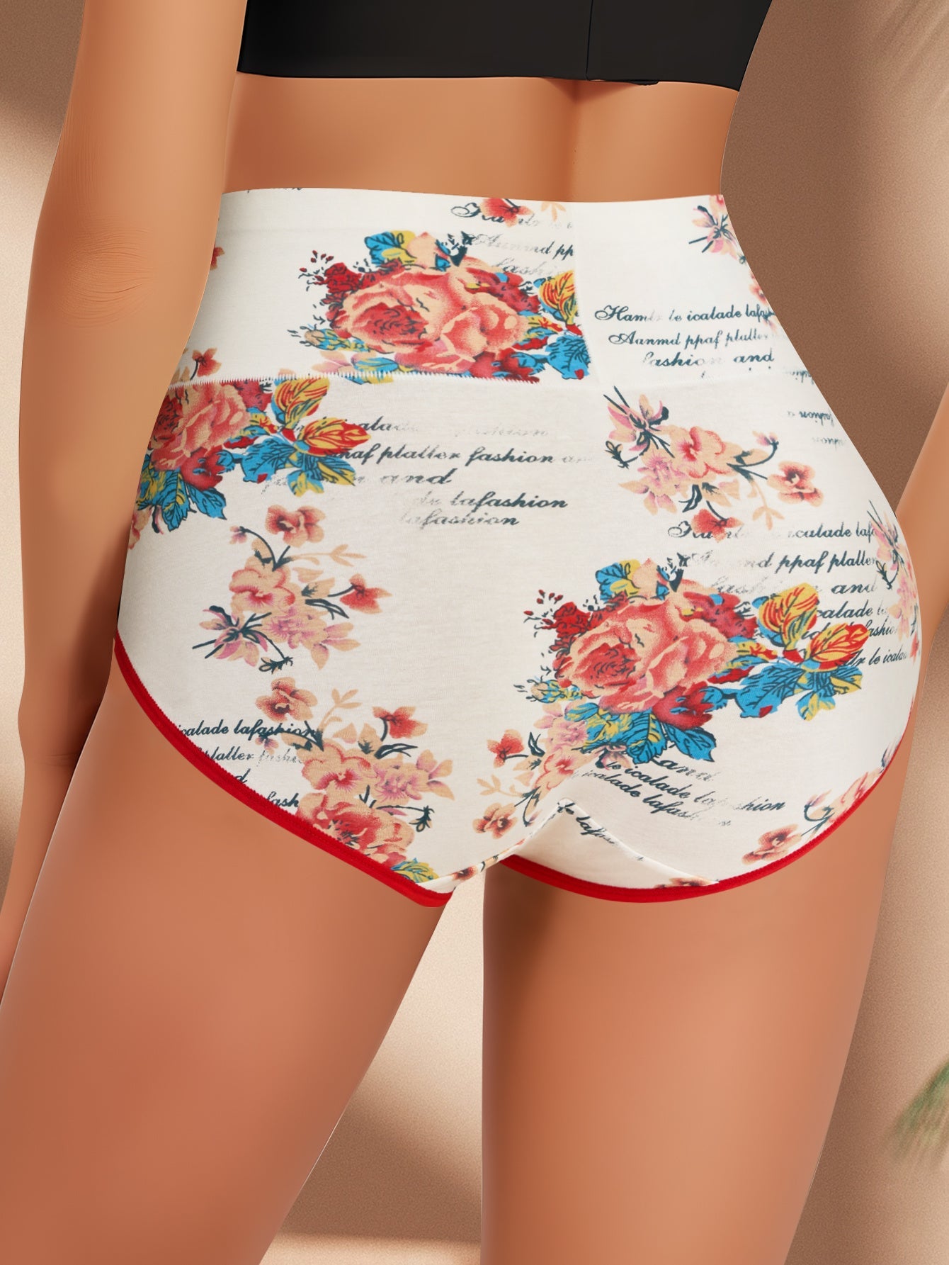 Women’s 4-Pack High-Waist Shapewear Briefs - Tummy Control Support – Colorway 94341 – view 11
