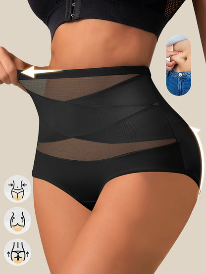 Women’s 4-Pack High-Waist Shapewear Briefs - Tummy Control Support – Colorway 52005 – view 11