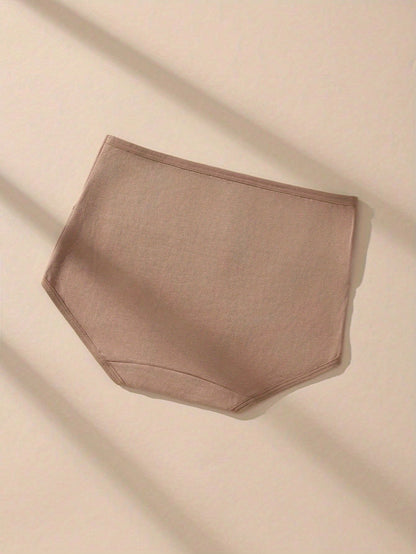 Women's 4-Pack Mid-Rise Briefs - Solid Color Everyday Comfort – view 6