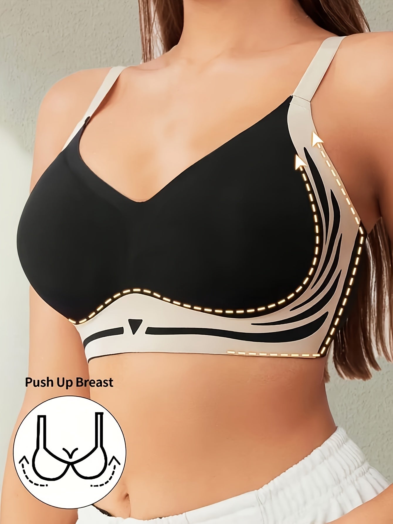 Women’s 4-Pack Seamless Bra - Smooth No-Show Fit – Sizes M–XXL – view 8