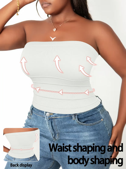 Women's 5-Pack Bandeau Tops - Stretch Strapless Multipack detail view