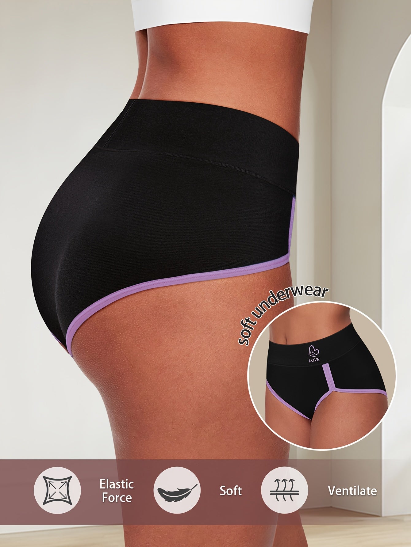 Women’s 5-Pack Briefs - Breathable Daily Comfort – view 13