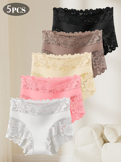 Women’s 5-Pack Briefs - Lace Detail Comfort – view 16
