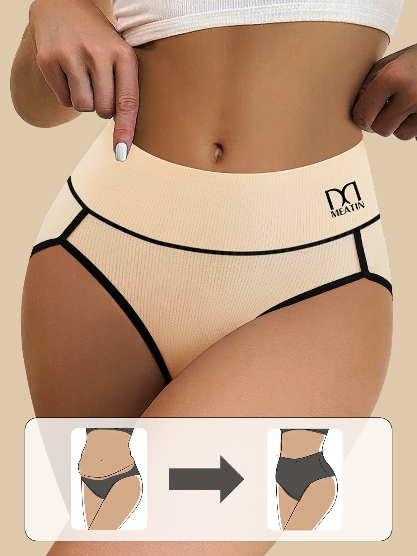 Women's 5-Pack Briefs - Solid Color Daily Comfort – view 3