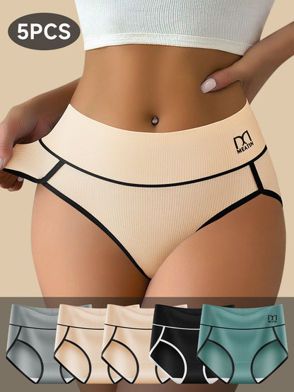 Women's 5-Pack Briefs - Solid Color Daily Comfort – view 7