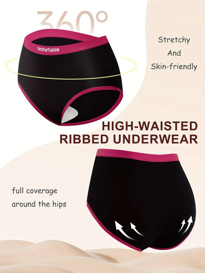 Women's 5-Pack High-Waist Briefs - Colorblock Everyday Comfort – view 14