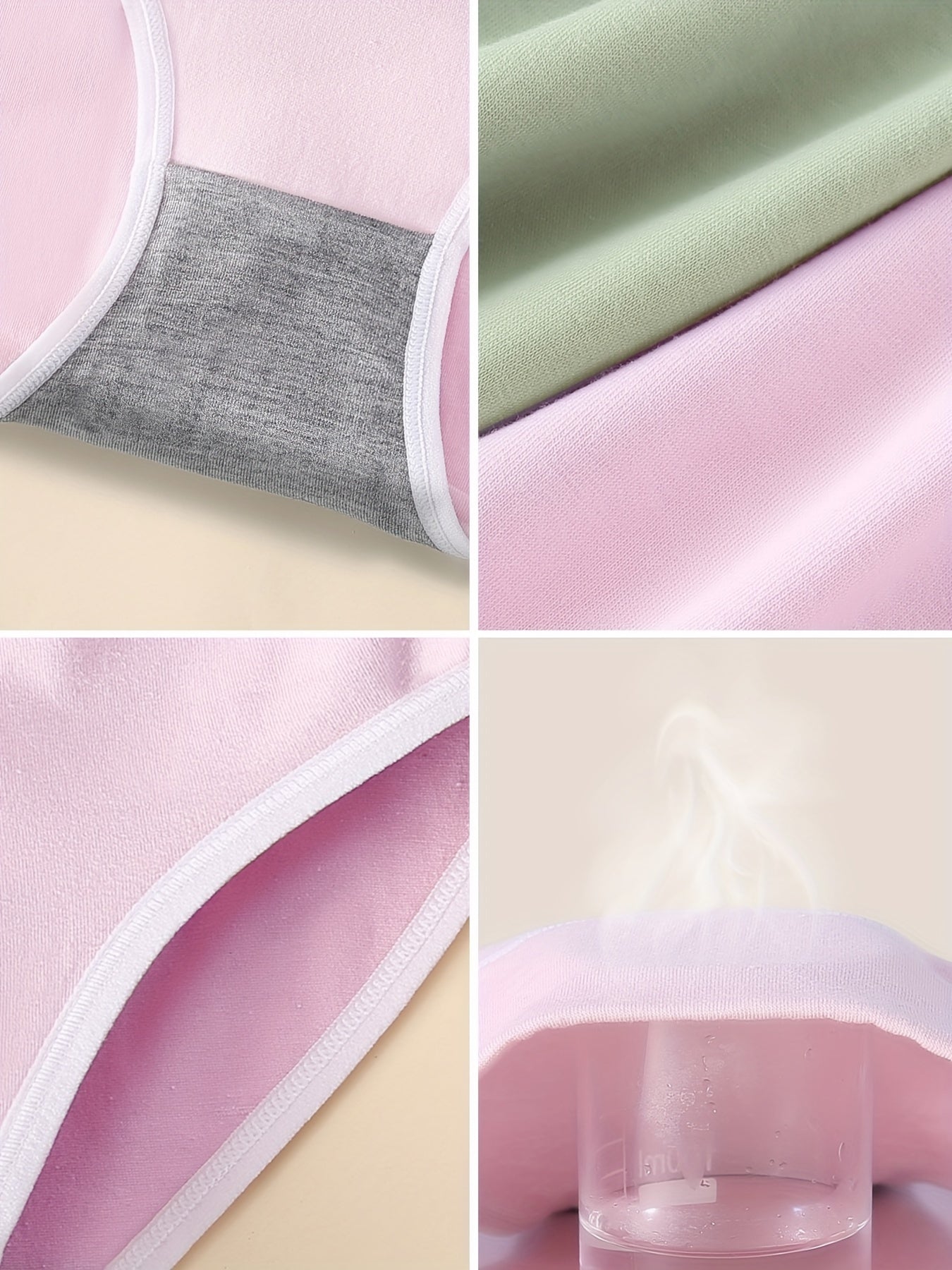 Women's 5-Pack High-Waist Seamless Briefs - Solid Color Everyday Comfort – view 8