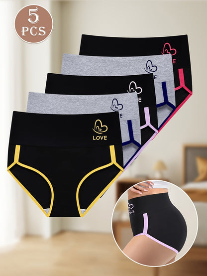 Women’s 5-Pack High-Waist Shapewear Briefs - Tummy Control Support – Sizes S–XXL – view 8