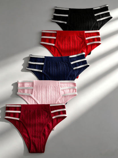 Women's 5-Pack Low-Rise Briefs - Soft Daily Comfort – view 7