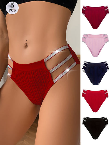 Women's 5-Pack Low-Rise Briefs - Soft Daily Comfort – view 11