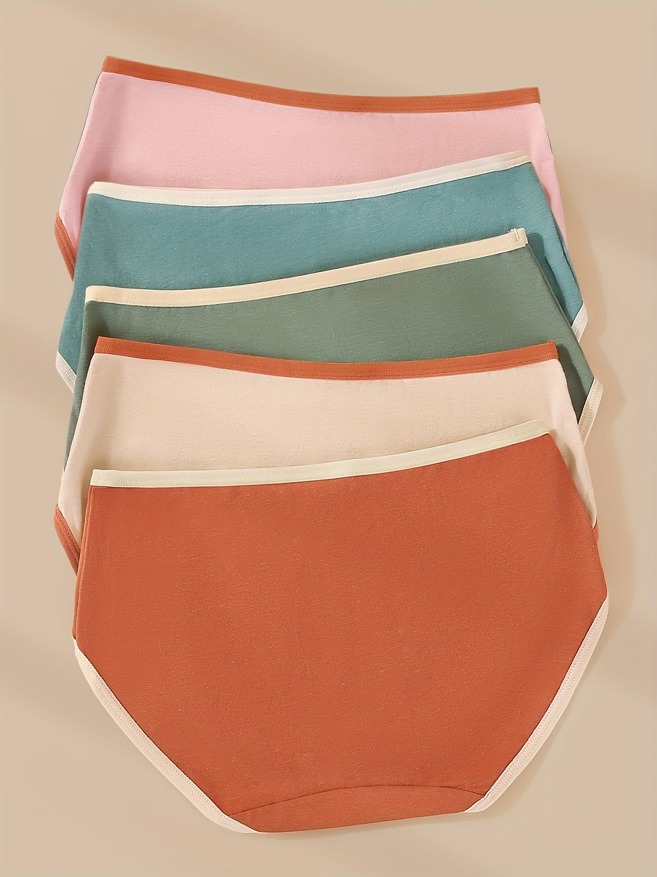 Women's 5-Pack Mid-Rise Briefs - Colorblock Everyday Comfort – main product image