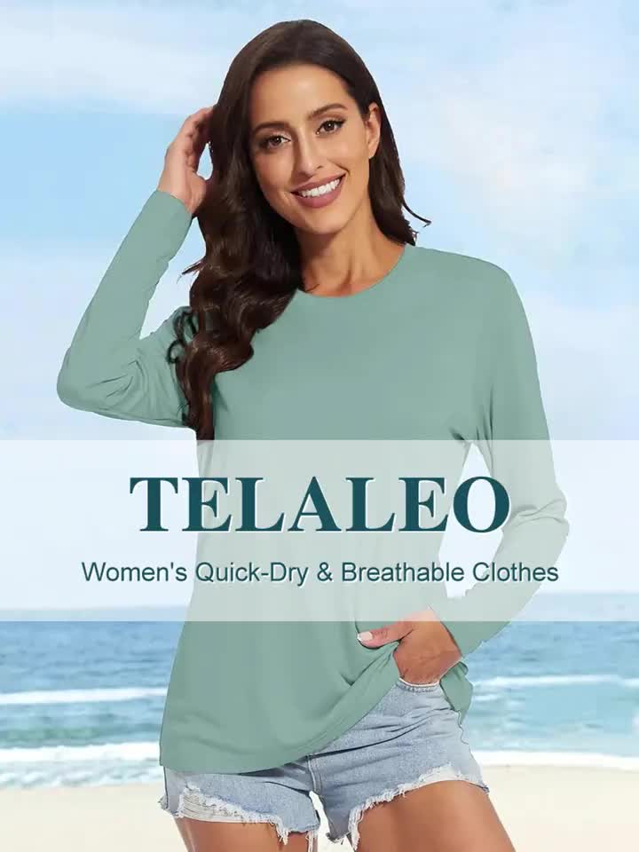 Women's 5-Pack Performance Shirts - Quick-Dry Long Sleeve Multipack detail view