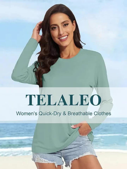Women's 5-Pack Performance Shirts - Quick-Dry Long Sleeve Multipack detail view