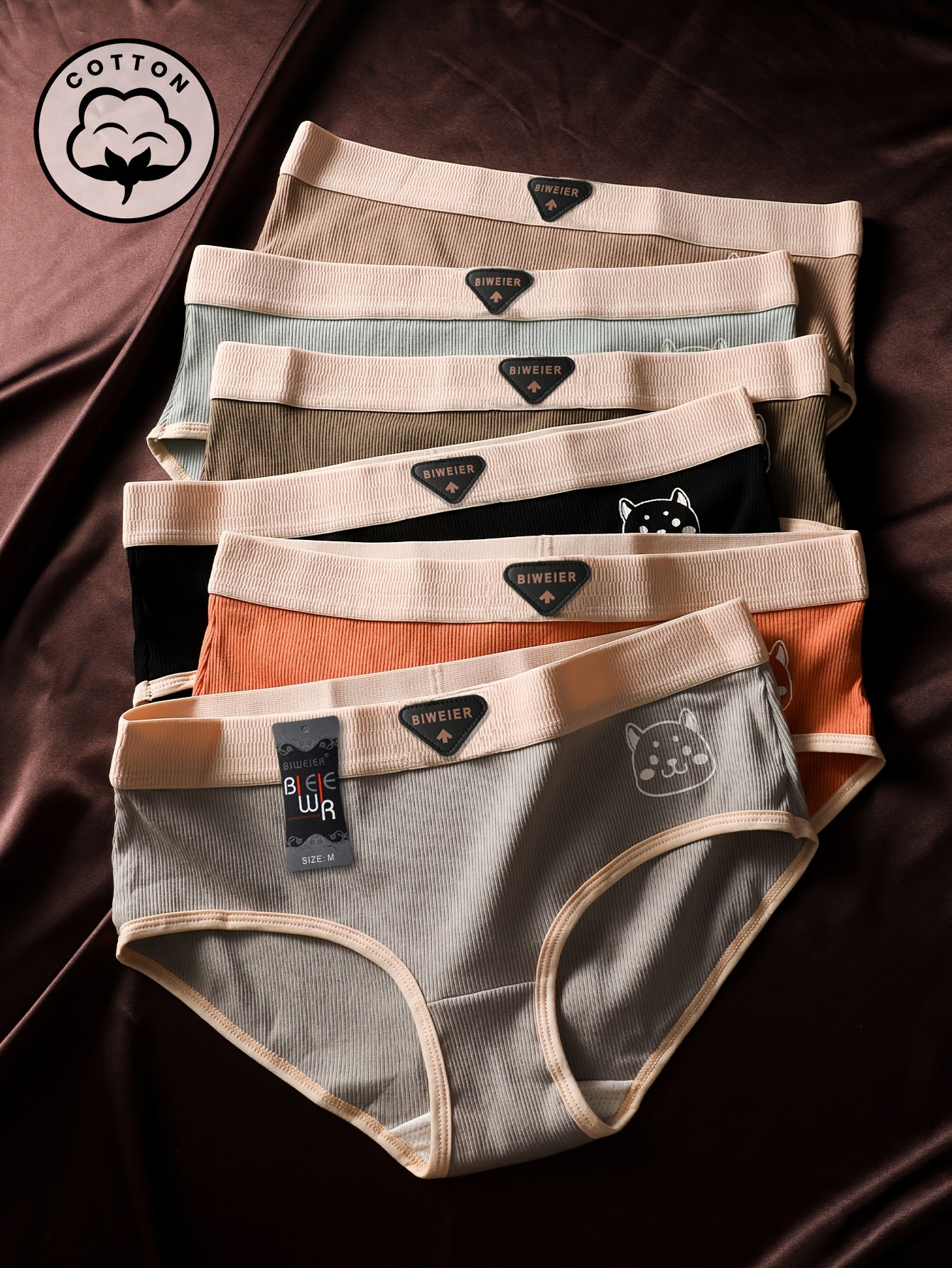 Women's 6-Pack Briefs - Striped Everyday Comfort – view 6