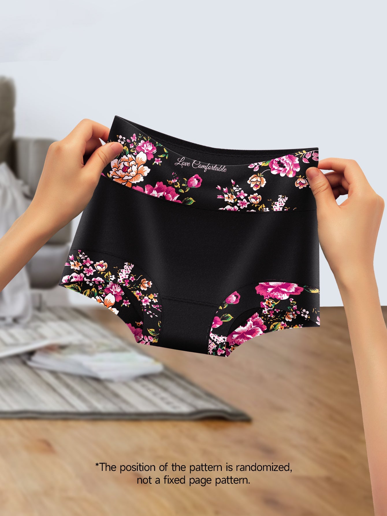 Women's 6-Pack High-Waist Boyshorts - Floral Everyday Comfort – view 6