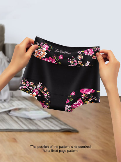 Women's 6-Pack High-Waist Boyshorts - Floral Everyday Comfort – view 6