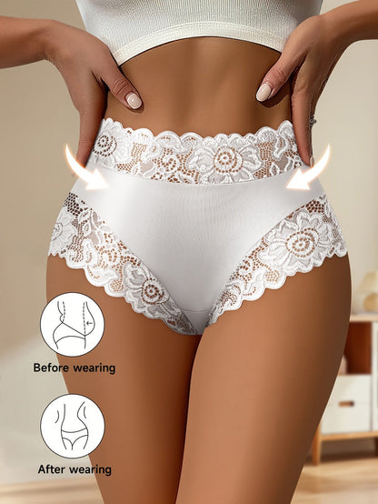 Women's 6-Pack High-Waist Briefs - Lace Daily Comfort Mixed colors – view 2