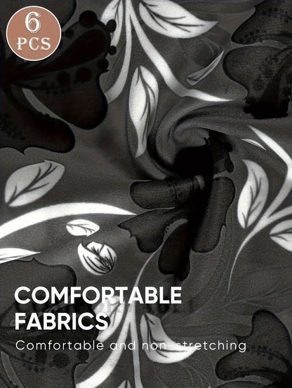 Women's 6-Pack High-Waist Seamless Briefs - Floral Everyday Comfort – view 13