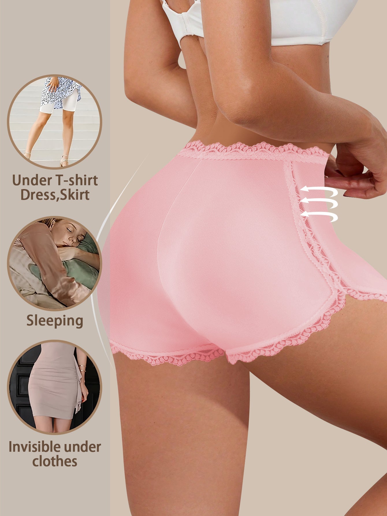 Women's 6-Pack High-Waist Seamless Briefs - Soft Daily Comfort – view 2
