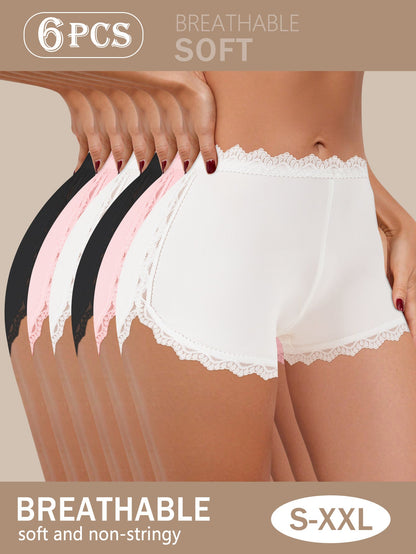 Women's 6-Pack High-Waist Seamless Briefs - Soft Daily Comfort – view 5